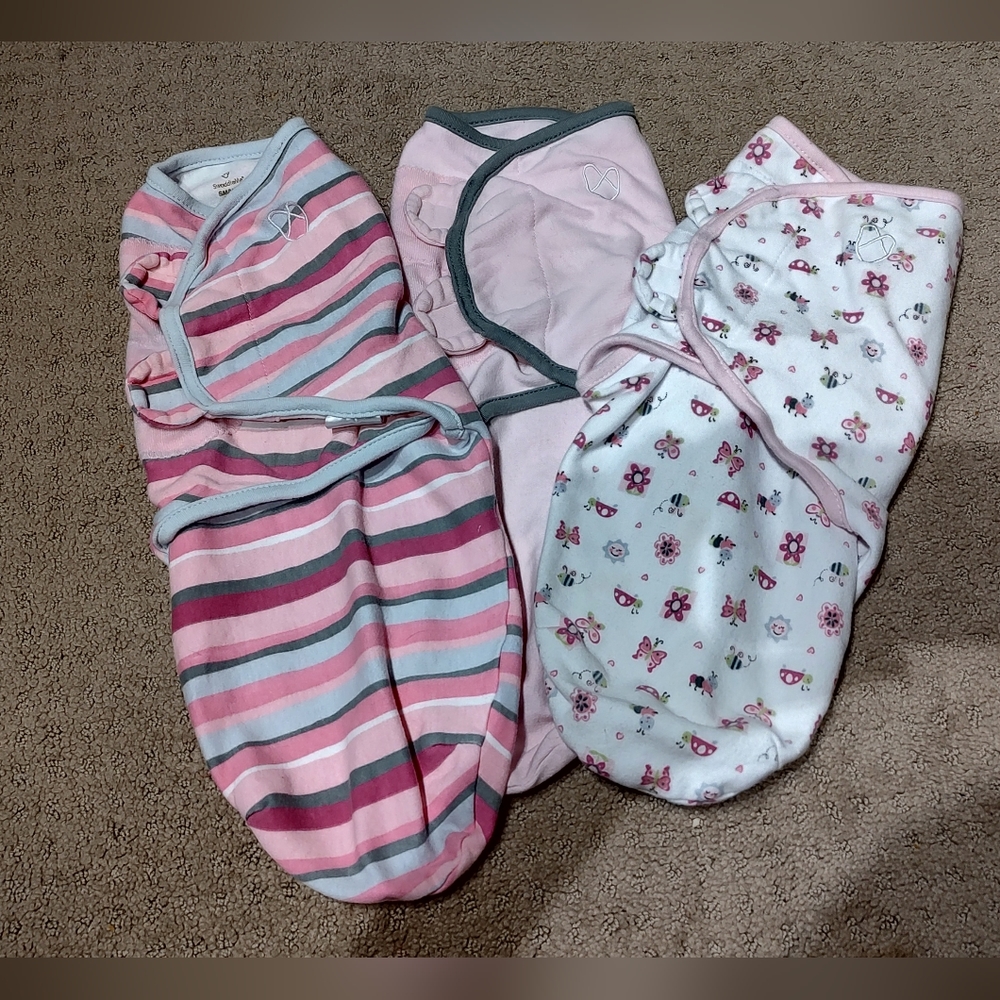 SwaddleMe Sleep Swaddles Baby Girl Sm/Md
